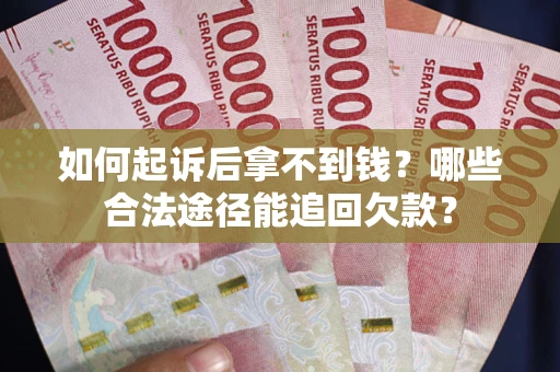 武汉如何起诉后拿不到钱？哪些合法途径能追回欠款？
