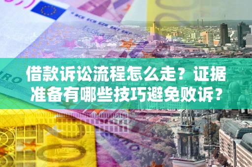 武汉借款诉讼流程怎么走？证据准备有哪些技巧避免败诉？