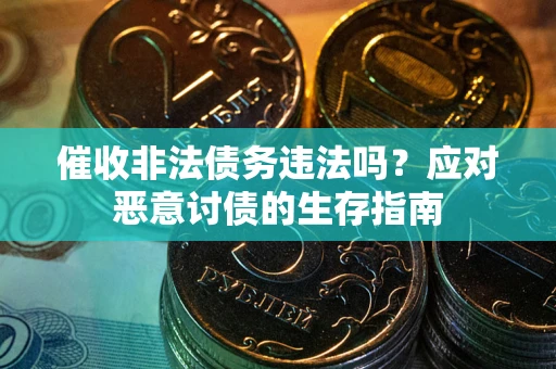 武汉催收非法债务违法吗？应对恶意讨债的生存指南