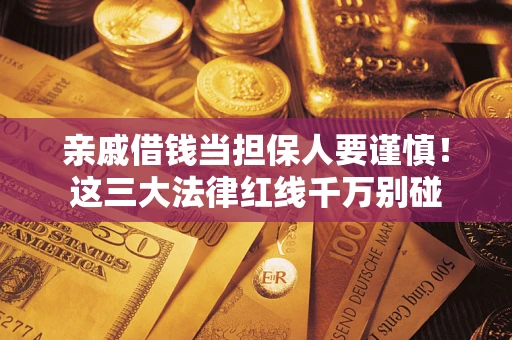 武汉亲戚借钱当担保人要谨慎！这三大法律红线千万别碰