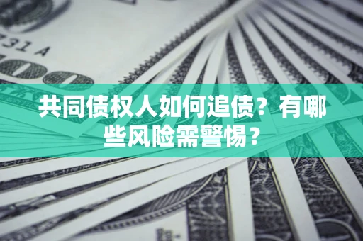武汉共同债权人如何追债？有哪些风险需警惕？