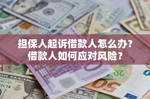 武汉担保人起诉借款人怎么办？借款人如何应对风险？