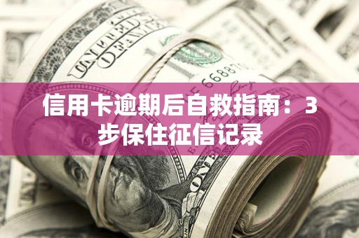 武汉信用卡逾期后自救指南：3步保住征信记录