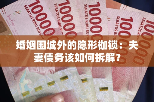 武汉婚姻围城外的隐形枷锁：夫妻债务该如何拆解？